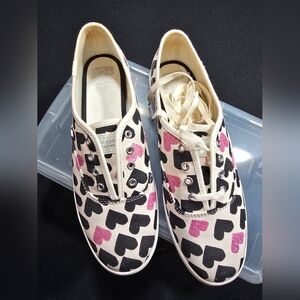Kate Spade x Keds champion hearts print